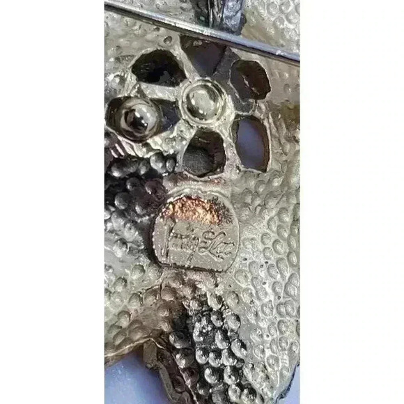 Vtg Judy Lee 3D Rose & Crystal Necklace 1950s Love Song catalog pc - Picture 8 of 11